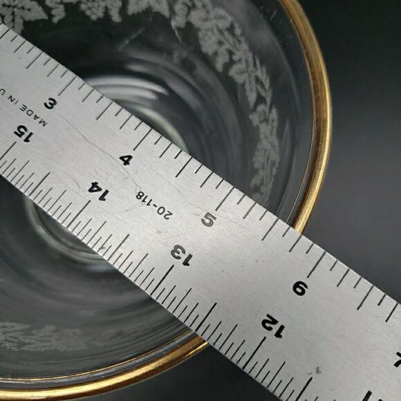 BARTLETT COLLINS Nesting Mixing Bowls Gold White Grape Leaf Vintage Set Of 3 - Picture 6 of 15